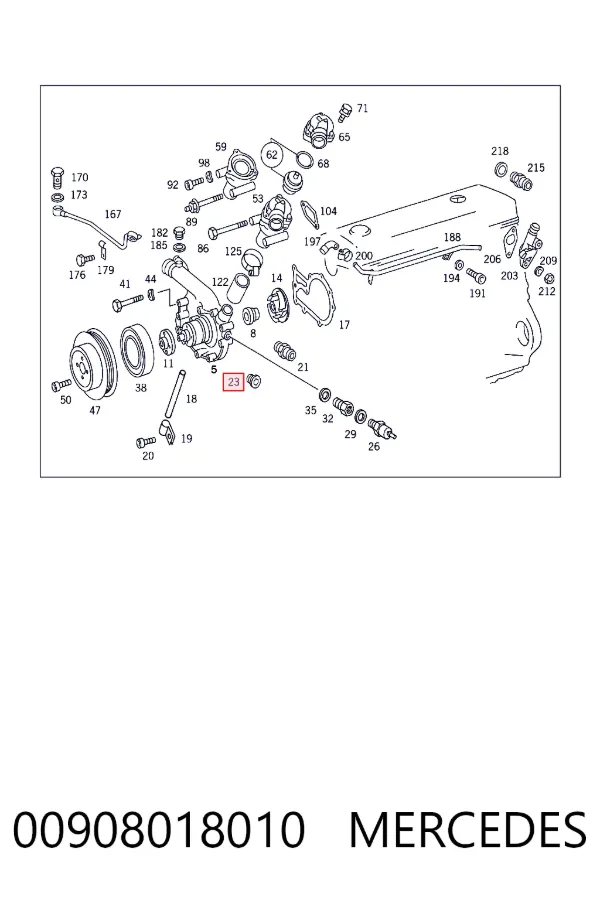  Mercedes N000908018010 ціна, від 6.81 USD