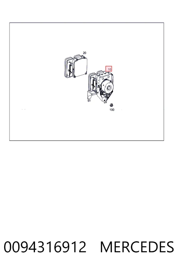  A0094316912 Mercedes
