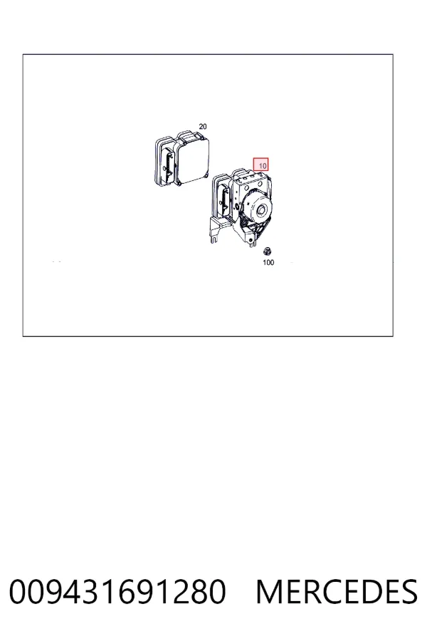  Mercedes A0094316912 ціна, від 2377.01 USD