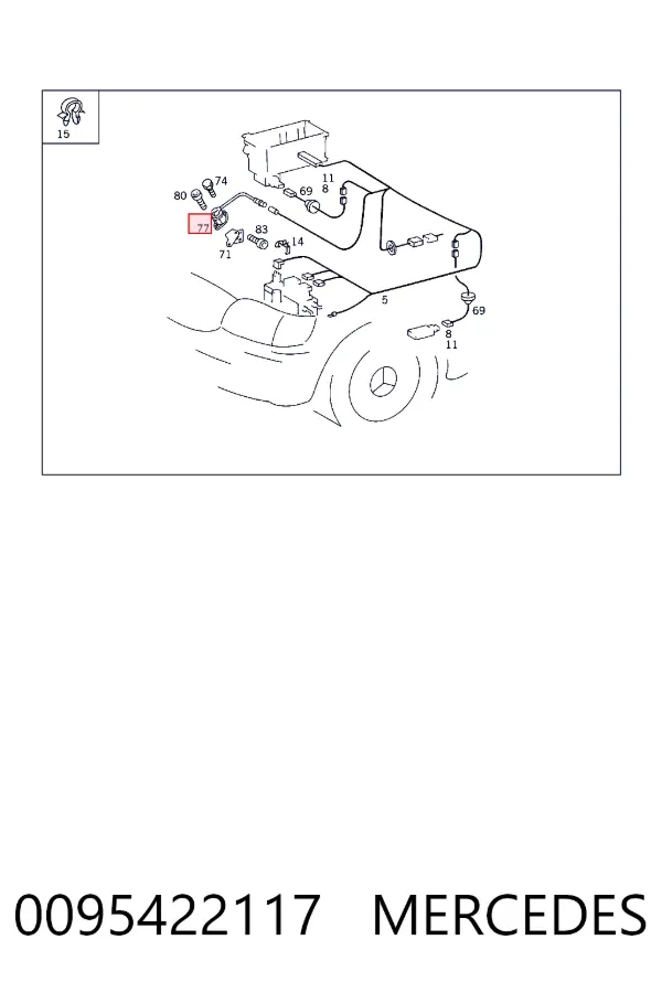  A0095422117 Mercedes