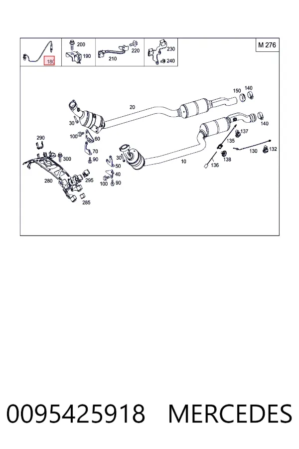 Купити A0095425918 Mercedes 