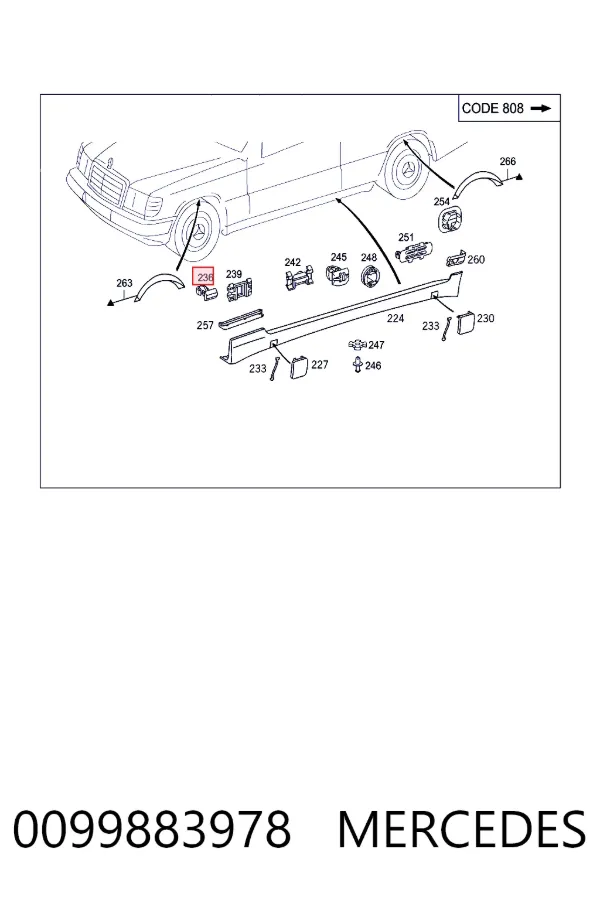  A0099883978 Mercedes