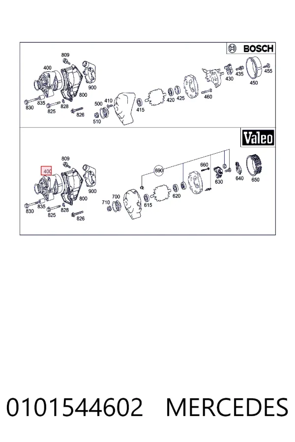 Купити A0101544602 Mercedes Генератор