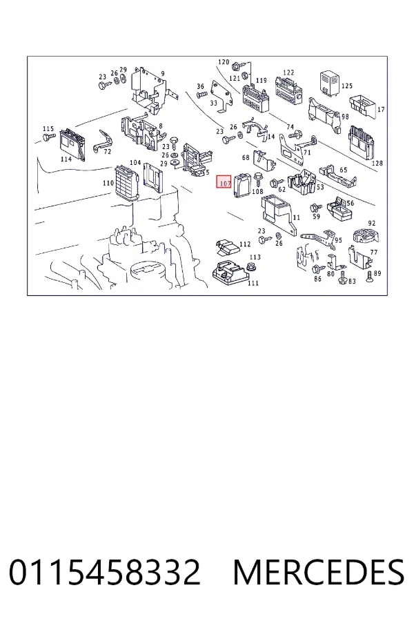  A0115458332 Mercedes