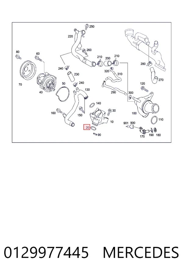 Купити A0129977445 Mercedes Прокладка маслозабірника