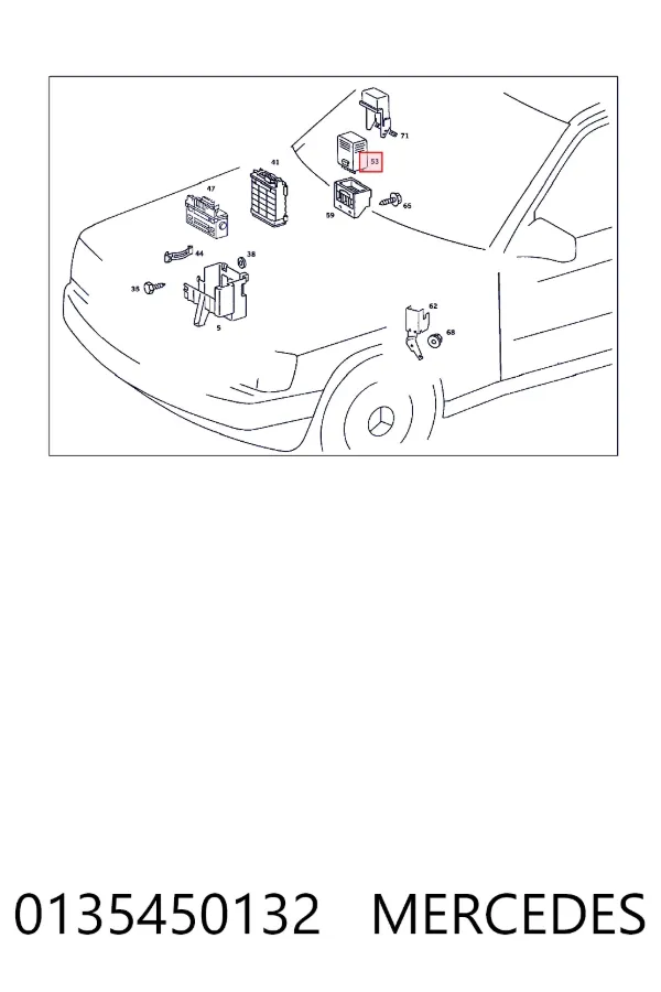  A0135450132 Mercedes