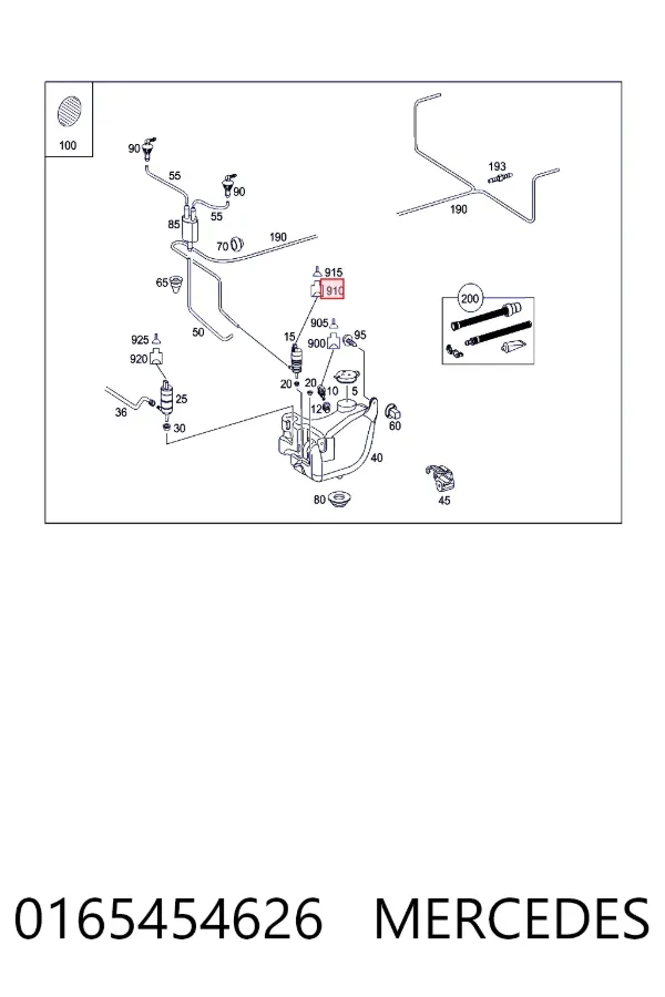 A0165454626 Mercedes Роз'єм (фішка) генератора