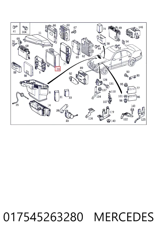  Mercedes A0175452632