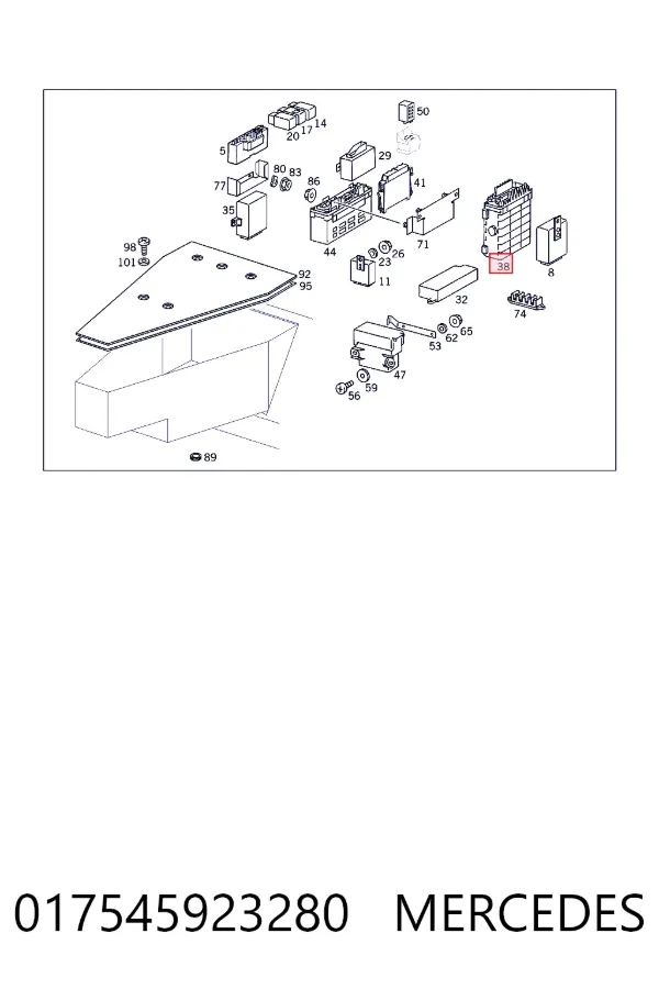 ЕБУ Mercedes A0175459232 ціна, від 125.43 USD