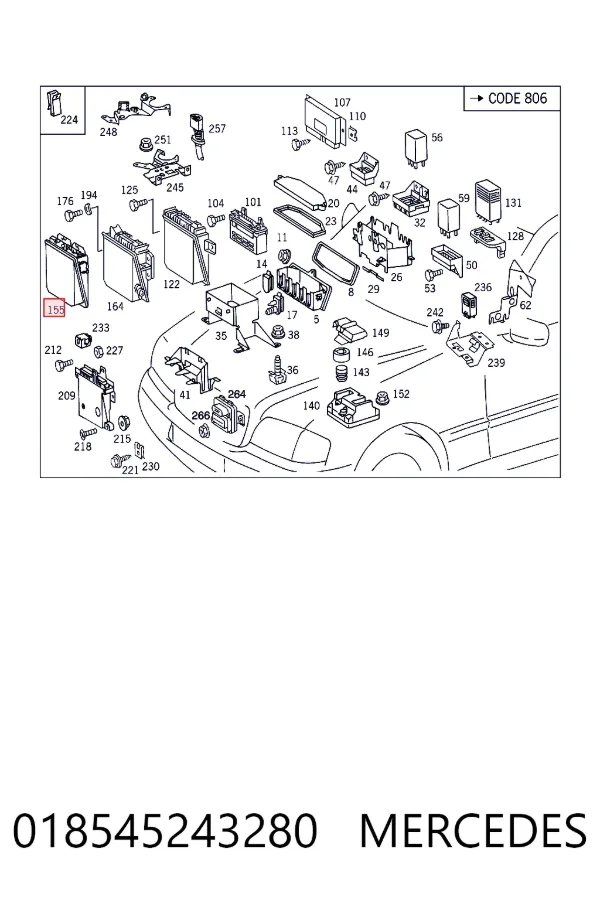 Блок двигуна Mercedes A0185452432