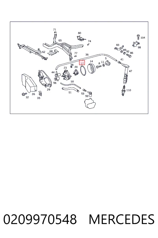 A0209970548 Mercedes 
