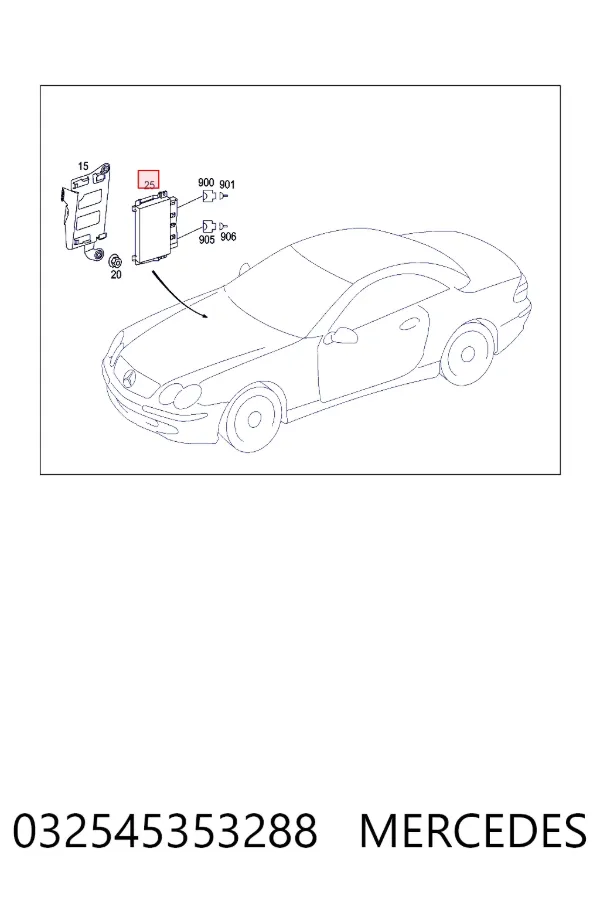  Mercedes A0325453532