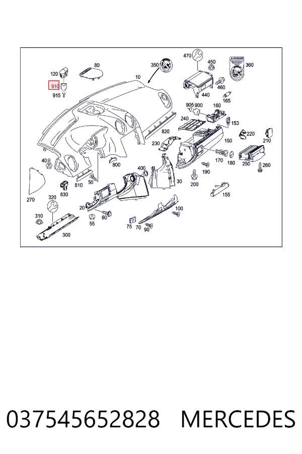  Mercedes A0375456528 ціна, від 2.11 USD