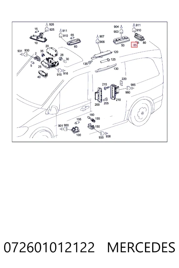  A072601012122 Mercedes