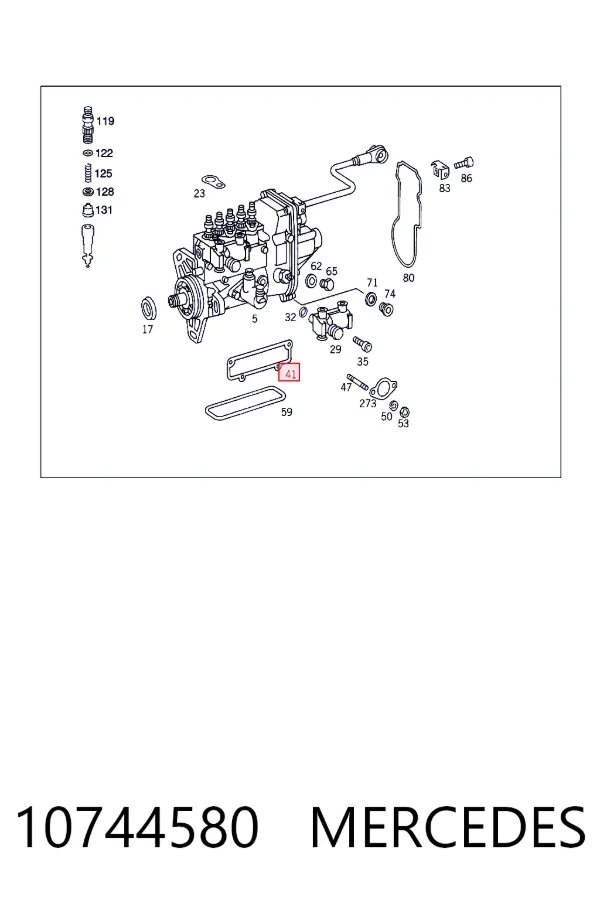  Mercedes A0010744580 ціна, від 5.86 USD