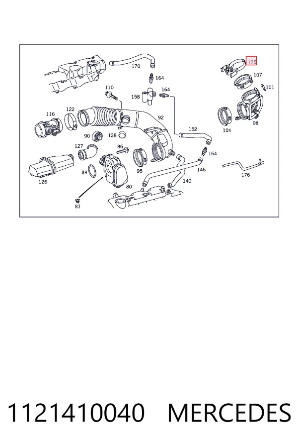  A1121410040 Mercedes