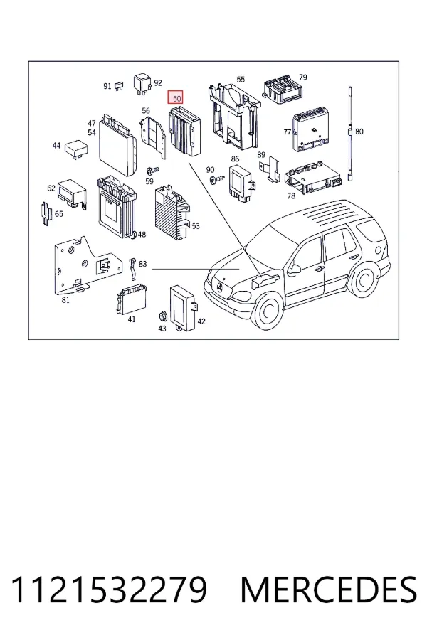 ЕБУ Mercedes A1121532279 ціна, від 74.21 USD