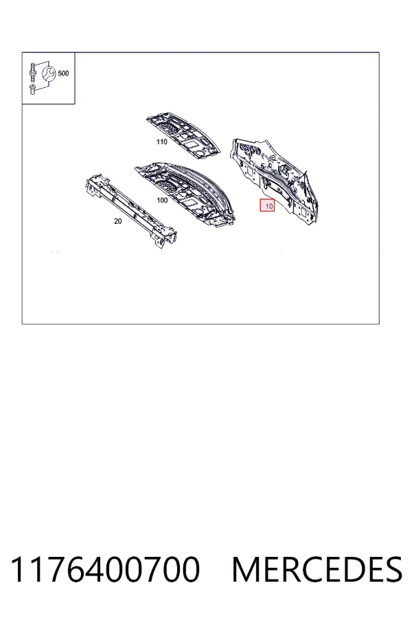A1176400700 Mercedes 