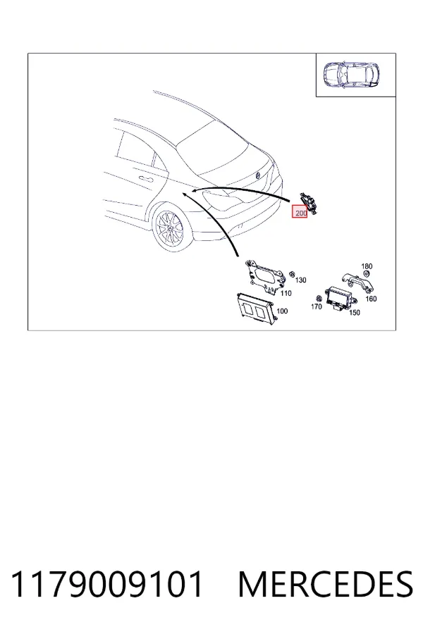 A1179009101 Mercedes 