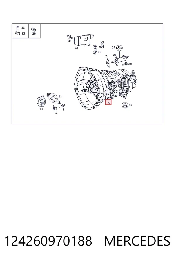 МКП в зборі Mercedes A1242609701 ціна, від 294.78 USD