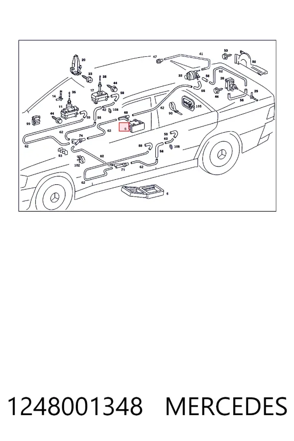 Насос пневматичної системи кузова A1248001348 Mercedes