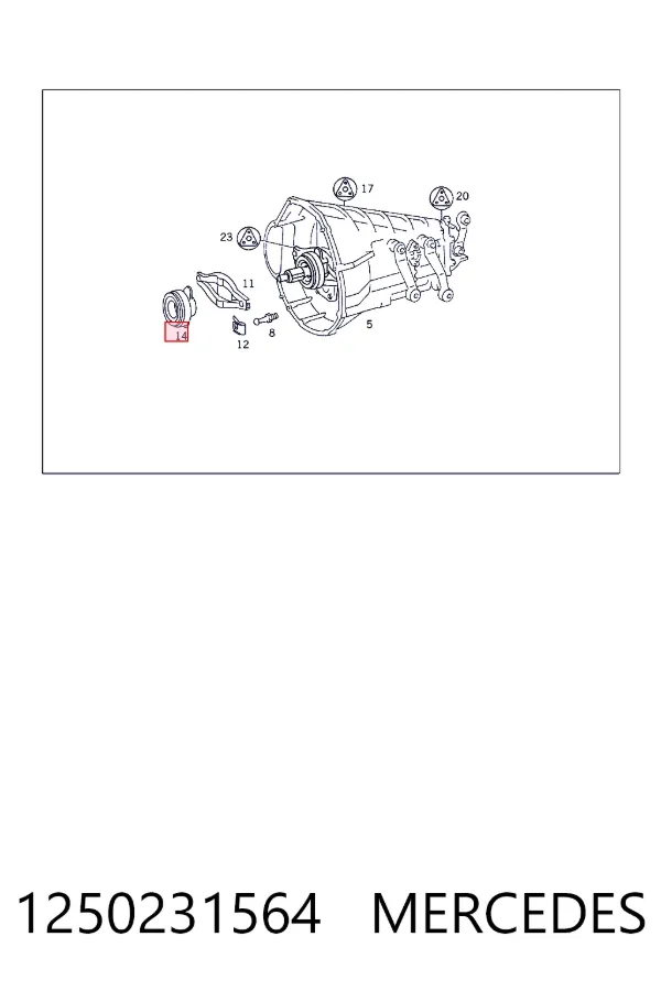 Вижимний підшипник Mercedes A0012502315 ціна, від 22.16 USD