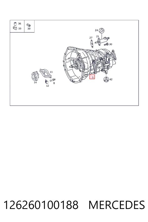 A1262601001 Mercedes МКПП