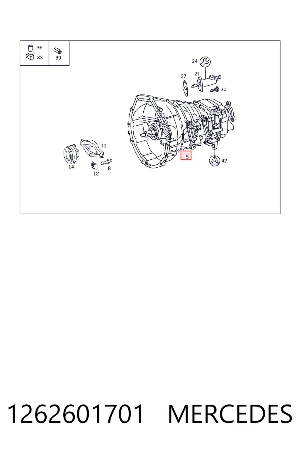 МКП в зборі Mercedes A1262601701 ціна, від 425.17 USD