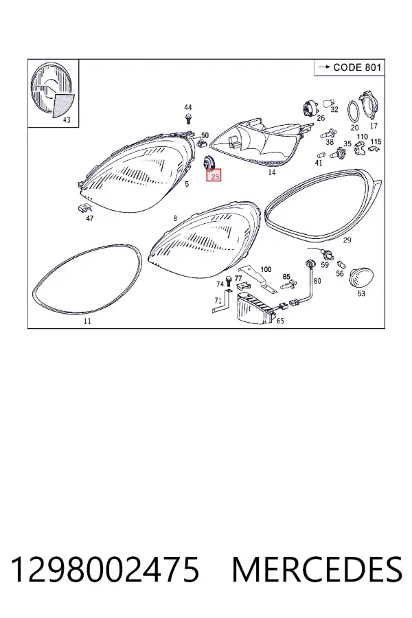  A1298002475 Mercedes
