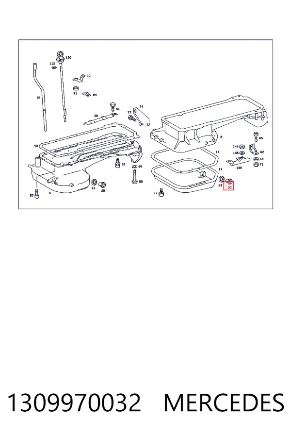 Пробка піддона двигуна Mercedes A1309970032 ціна, від 2.34 USD