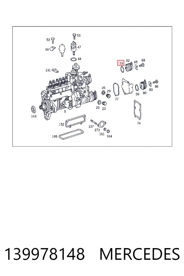 A0139978148 Mercedes 