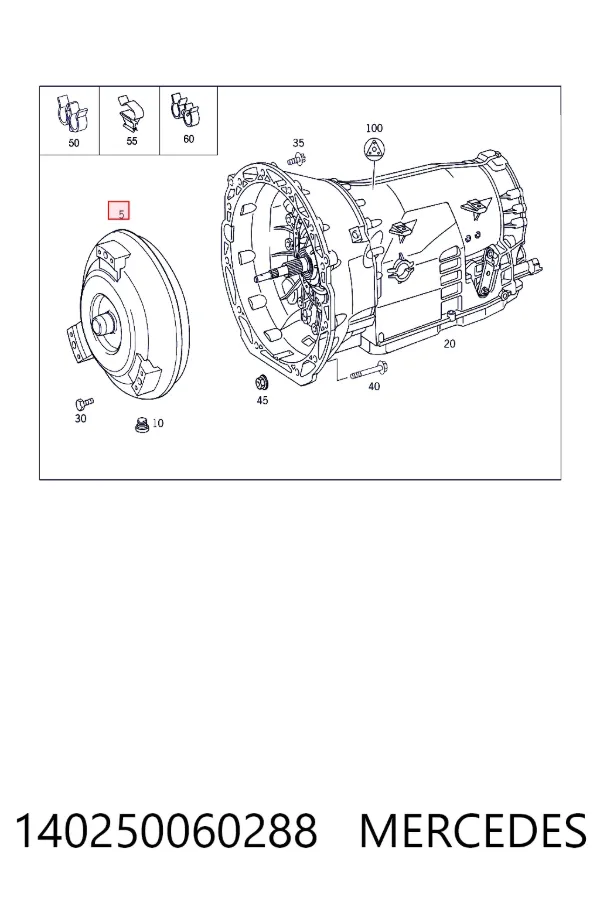 Гідротрансформатор АКПП A1402500602 Mercedes
