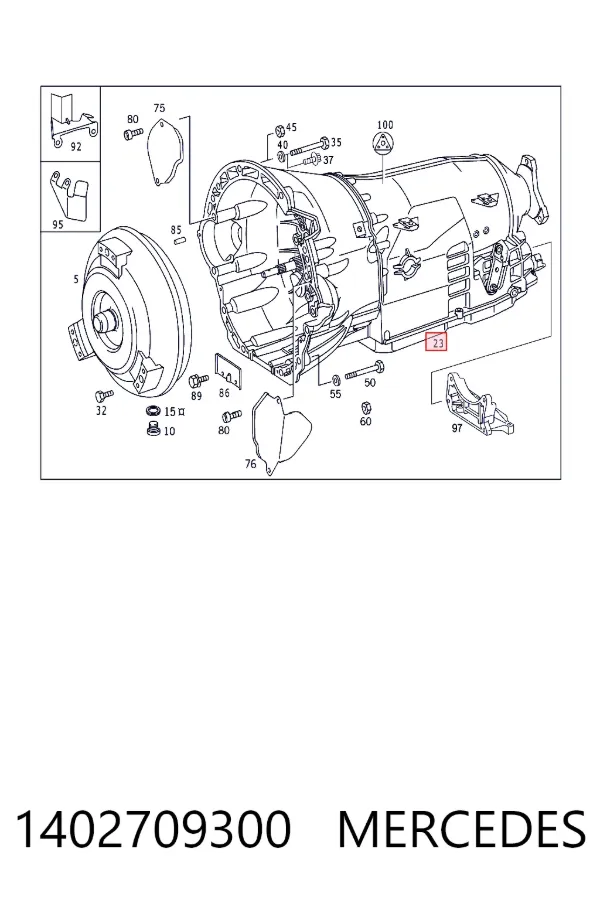 A1402709300 Mercedes Автоматична коробка передач