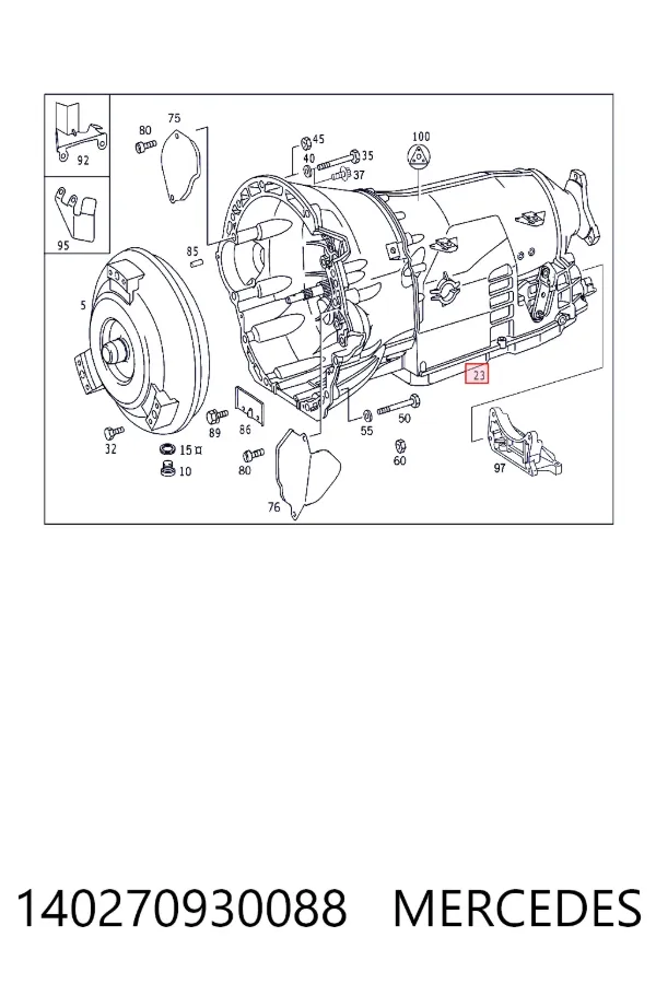 Коробка автомат Mercedes A1402709300