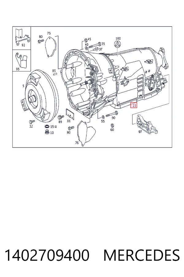 Купити A1402709400 Mercedes АКПП в зборі (автоматична коробка передач)