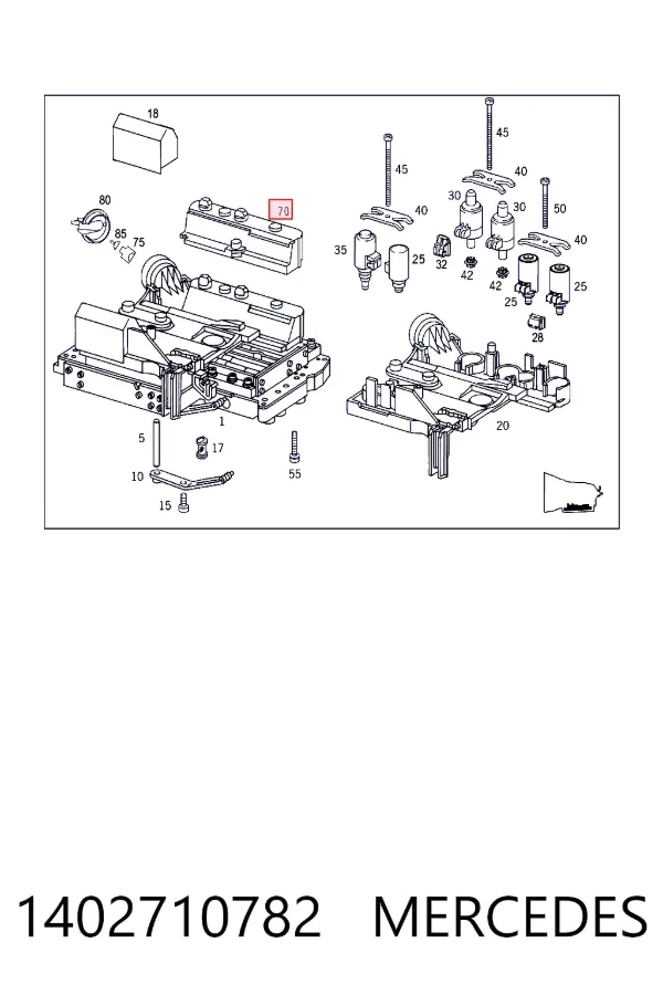  Mercedes A1402710782 ціна, від 10.81 USD
