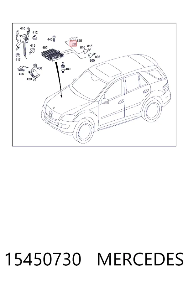  Mercedes A0015450730 ціна, від 15.20 USD