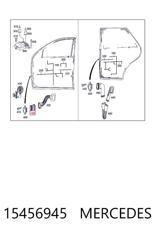  A0015456945 Mercedes