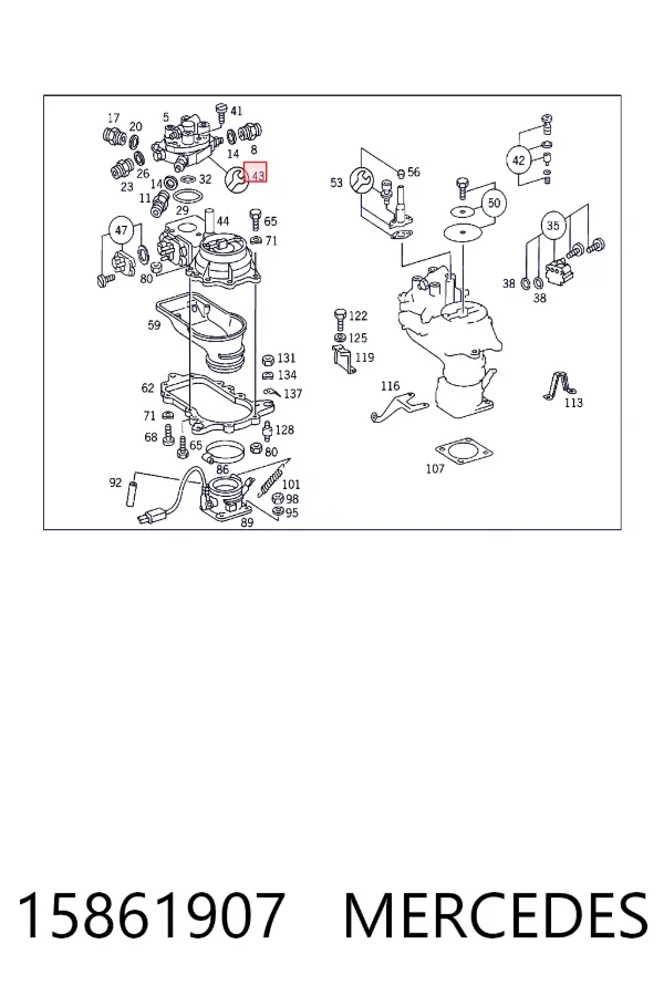  A0015861907 Mercedes