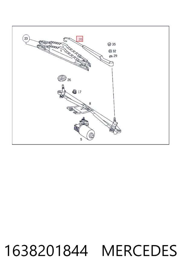 A1638201844 Mercedes 