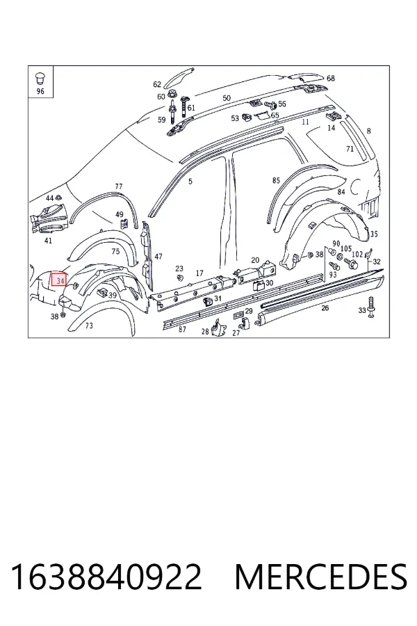 A1638840922 Mercedes 