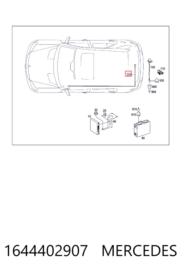  Mercedes A1644402907 ціна, від 4.63 USD
