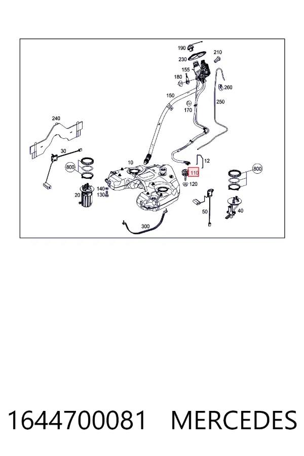  A1644700081 Mercedes