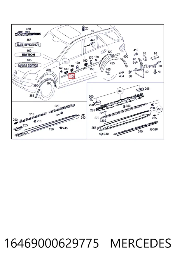 A1646900062 Mercedes 