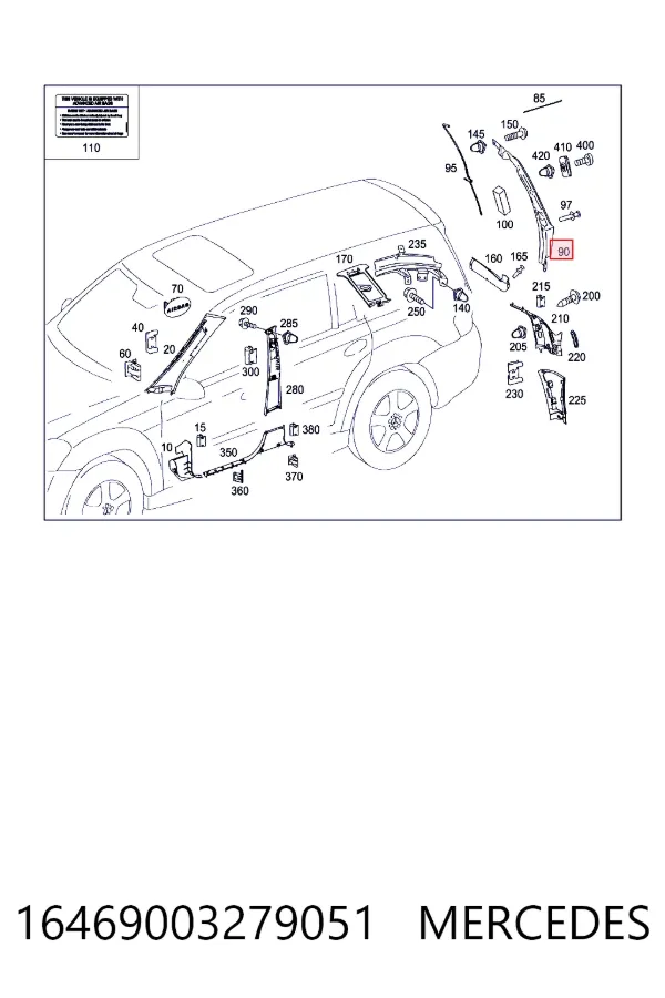 A1646900327 Mercedes 