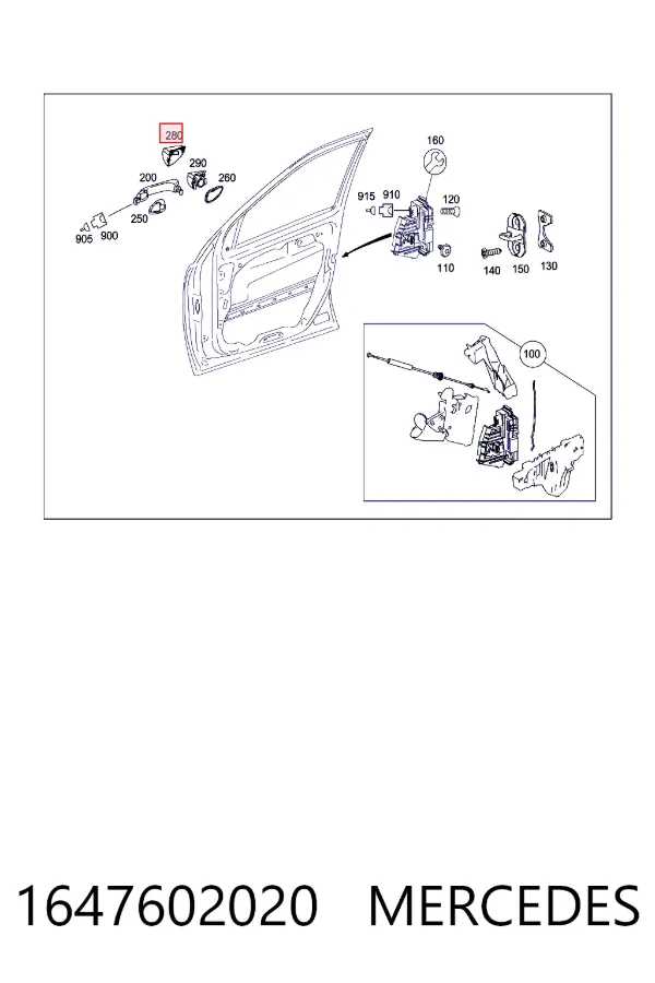  Mercedes A1647602020 ціна, від 12.67 USD