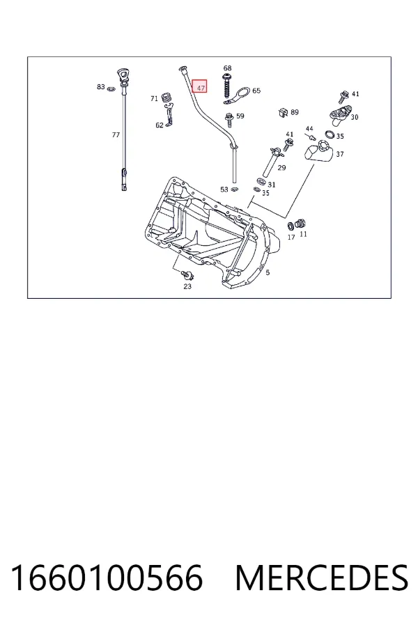 A1660100566 Mercedes 
