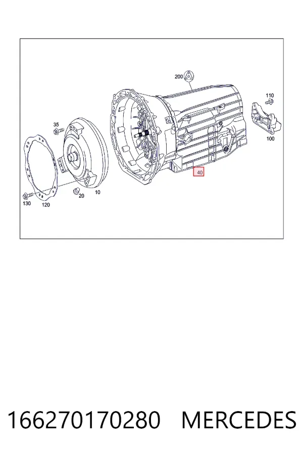 Купити A1662701702 Mercedes АКПП в зборі (автоматична коробка передач)