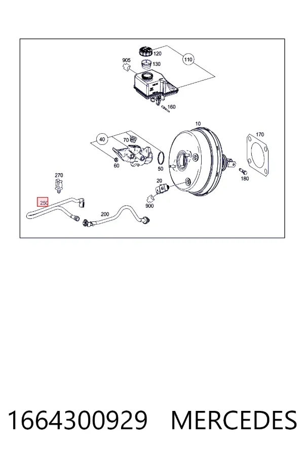  Mercedes A1664300929 ціна, від 83.78 USD