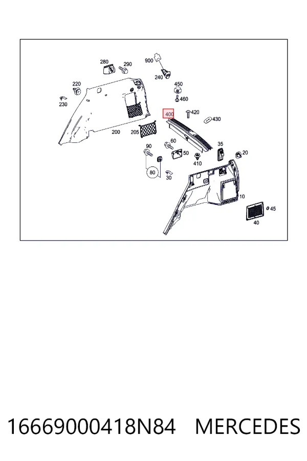  A1666900041 Mercedes